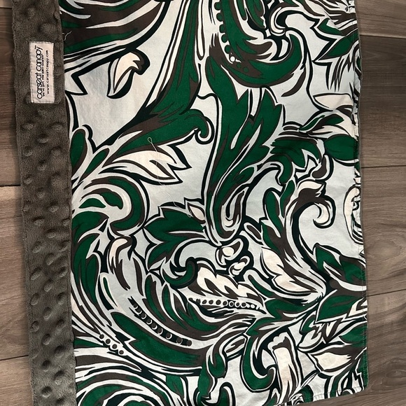 Carseat Canopy Green and White Cover - Picture 5 of 6